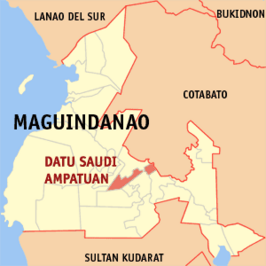 Kaart van Datu Saudi-Ampatuan