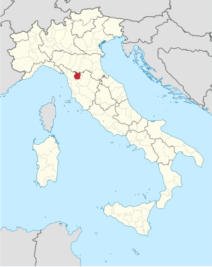 Cherta de la provinzia de Pistoia