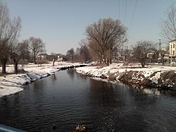 Promnik River in Łaskarzew