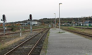 Sortie de la gare.