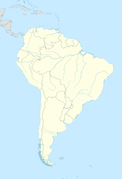 リベラルタの位置（南アメリカ内）