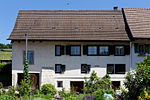 Gestelztes Doppelwohnhaus, Trottenweg 3 in Osterfingen