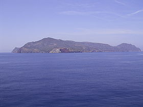 Vue de l'île de Capraia.