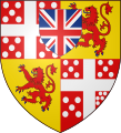 初代���ェリントン公爵アーサー・ウェルズリーは、盾の形（インエスカッシャン）に納められたイギリスの国旗をオーグメンテイションとして与えられている[5]。