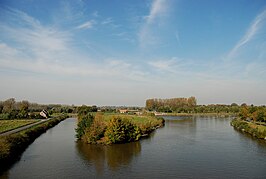 Eiland in het Schipdonkkanaal te Merendree