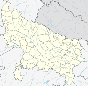 Map showing the location of Katarniaghat Wildlife Sanctuary