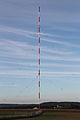 Der 130 Meter hohe Ausblendmast