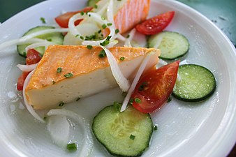 "Backstakäs" (Limburger) mit Musik