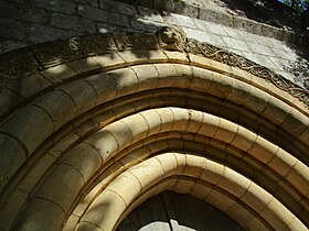 Entrance to the chapel