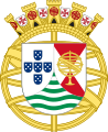 Temporary coat of arms representing Portuguese Mozambique at the Portuguese colonial exhibition (1934).