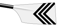 Image showing the rowing club's blade colours