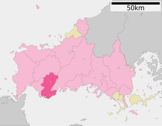 宇部市位置図