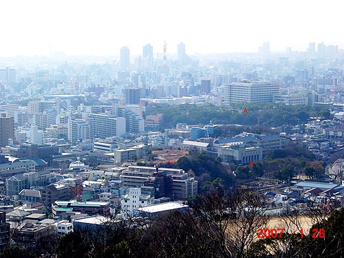 大倉山遠景ビーナスブリッジ付近より2007年1月スナップショット