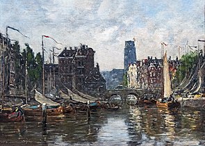 Rotterdam, Velitaxe za Rotterdam, Le Pont de la Bourse ~ 1876)