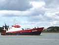 Chalutier dans la baie de Lorient