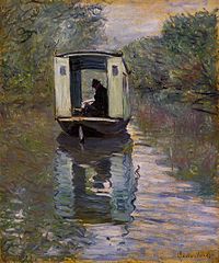 Claude Monet, Le Bateau-atölyesi (1876)