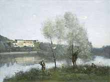 Ζαν-Μπατίστ Καμίλ Κορό, περ. 1867, Ville d'Avray. Σχολή της Μπαρμπιζόν.