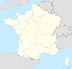 Fransa üzerinde Konum haritası~