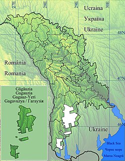 Chioselia Rusă is located in Găgăuzia