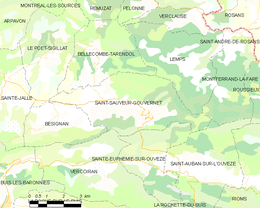 Saint-Sauveur-Gouvernet - Localizazion