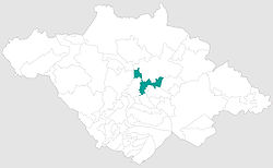 Location of the municipality in Tlaxcala.