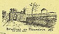 Henri Frotier de La Messelière : le château de Brulliac (dessin).