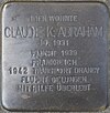 Stolperstein für Claude Abraham