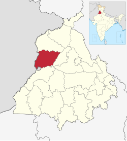 Location in Punjab