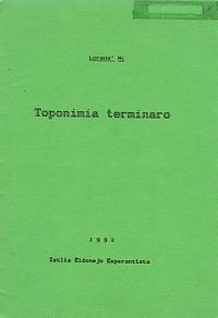 Toponimia Terminaro