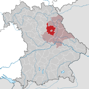 Li position de Subdistrict Amberg-Sulzbach in Bavaria