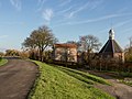 Boven-Leeuwen, la iglesia protestante en la calle