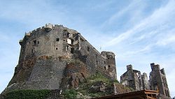 Vue générale du château de Murol