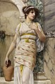 At the Fountain by John William Godward