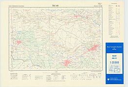 Mapa Topográfico del año 1985