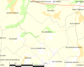 Poziția localității Villemereuil
