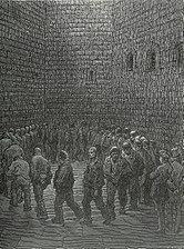 Gustave Doré, Newgate Exercise yard, from London: A Pilgrimage by Gustave Doré and Blanchard Jerrold, 1872