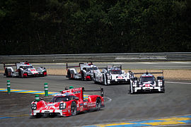 Trois Porsche et deux Audi aux 24 Heures 2015.