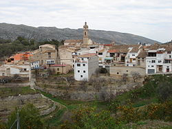 Skyline of Vall de Gallinera