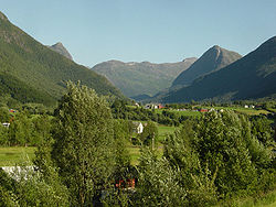 View of Vistdal in Nesset