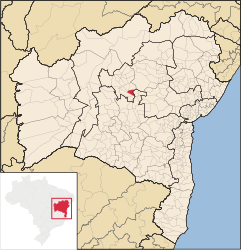 Mulungu do Morro – Mappa