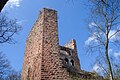 Schildmauer der Wasenburg im Elsass