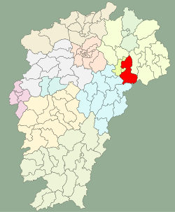 贵溪市在江西省的位置