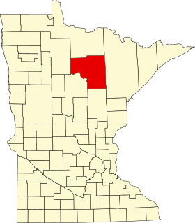 Localisation de Comté d'Itasca(Itasca County)