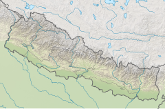 Jordskjelvet i Nepal i april 2015 ligger i Nepal