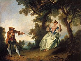 Nicolas Lancret, L'Escarpolette, vers 1735.