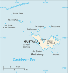 Gustavia – Localizzazione