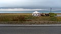 Yurt on the shore