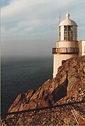 The lighthouse at sunset in 1987