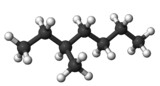 Ball-andStick model of 3-methylheptane