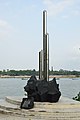 Monument sur Strand Road, au bord du Hooghly.